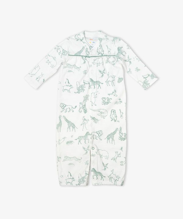 Convertible Gown, Seafoam Animal Parade