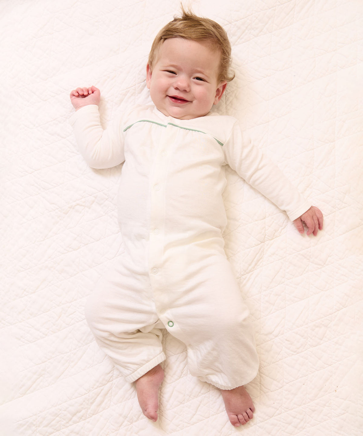 Convertible Gown, Seafoam Piping