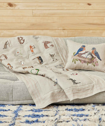 Coral & Tusk Quilt, Alphabet