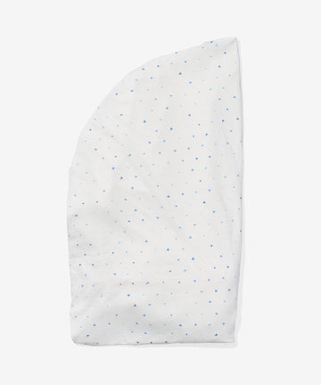 Crib Sheet, Blue Hearts