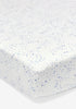 Oso & Me Crib Sheet, Blue Star