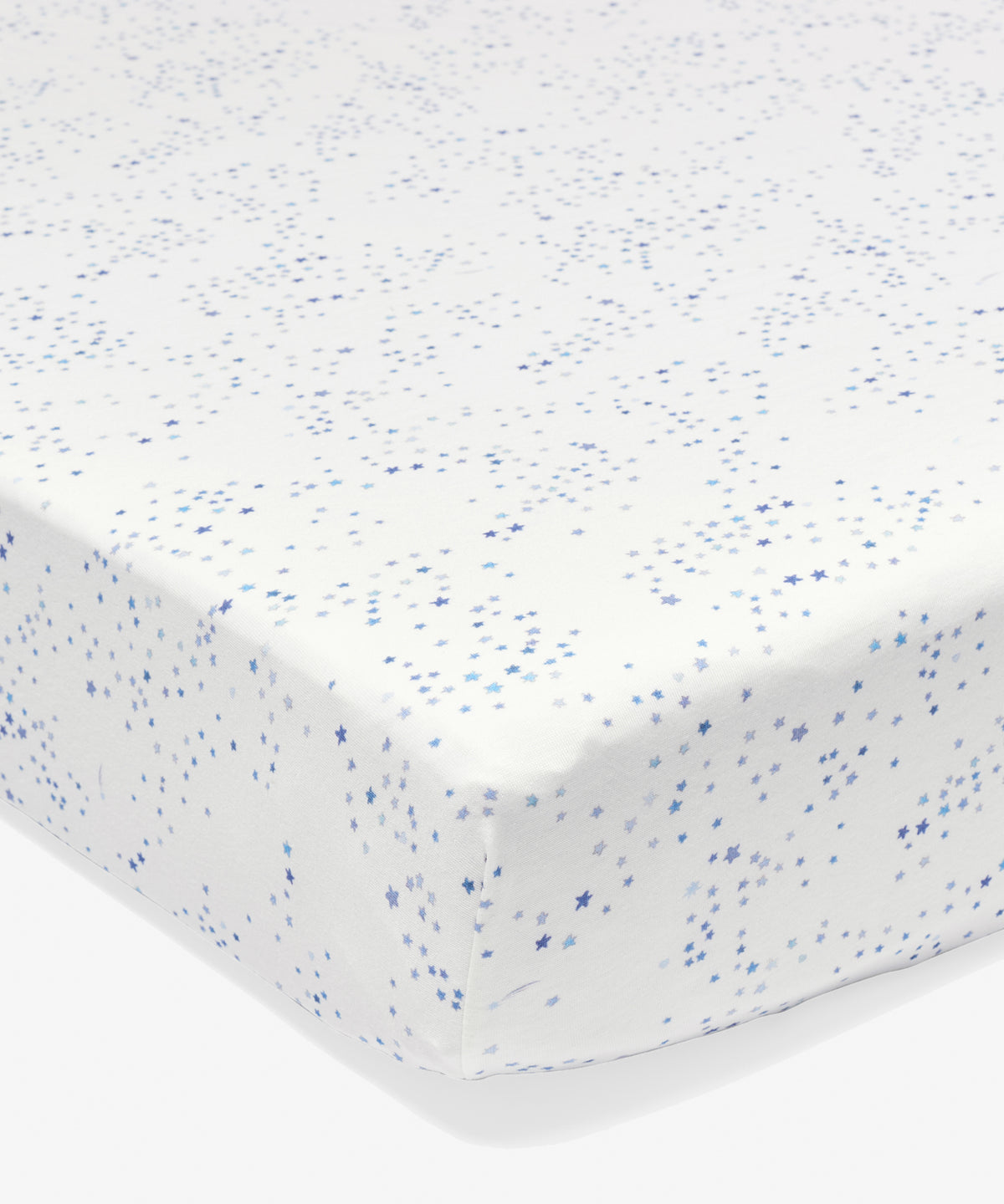 Oso & Me Crib Sheet, Blue Star