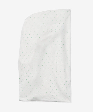 Crib Sheet, Seafoam Hearts
