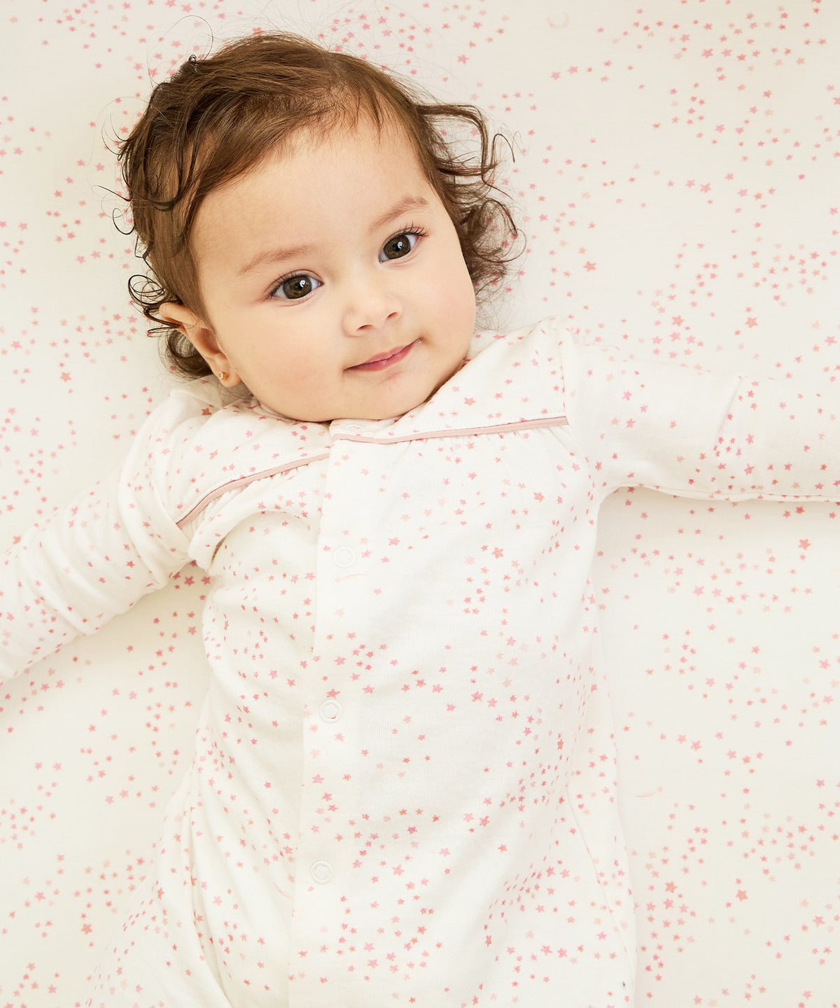 Crib Sheet, Rose Star
