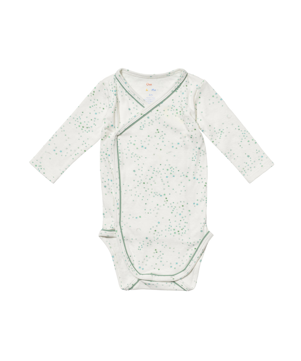 Crossbody One-piece, Seafoam Star