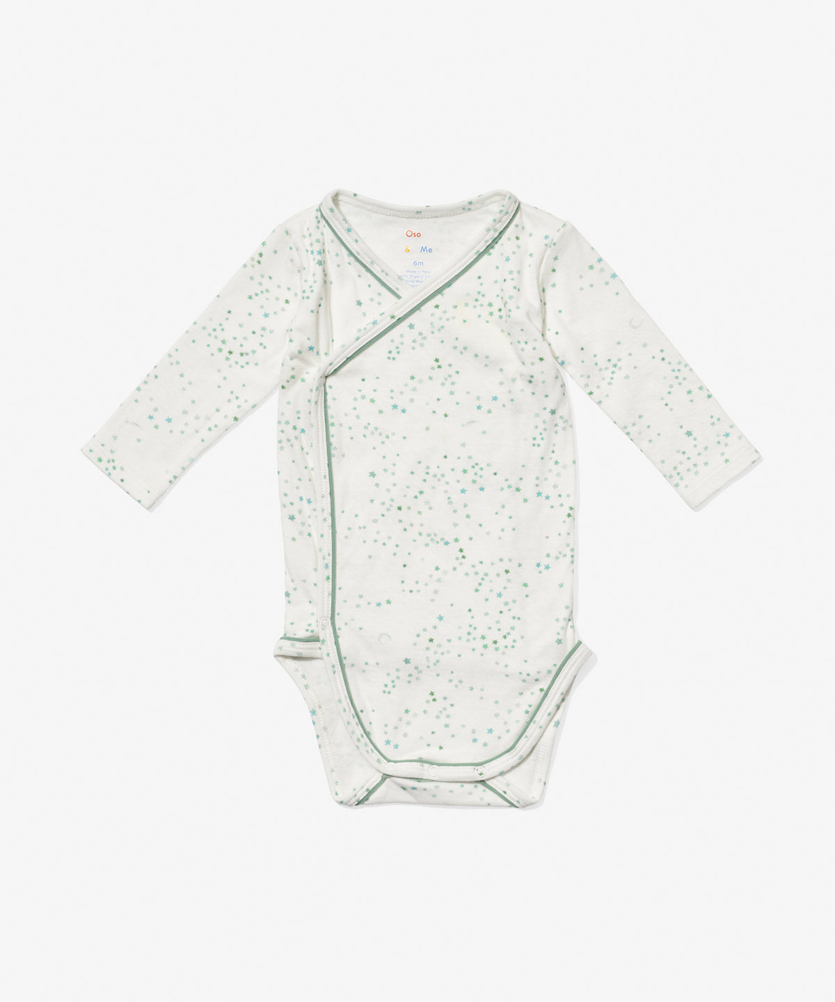 Oso & Me Crossbody One-piece, Seafoam Star