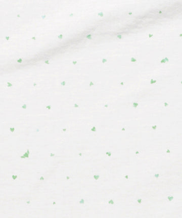 Crossbody One-piece, Seafoam Hearts