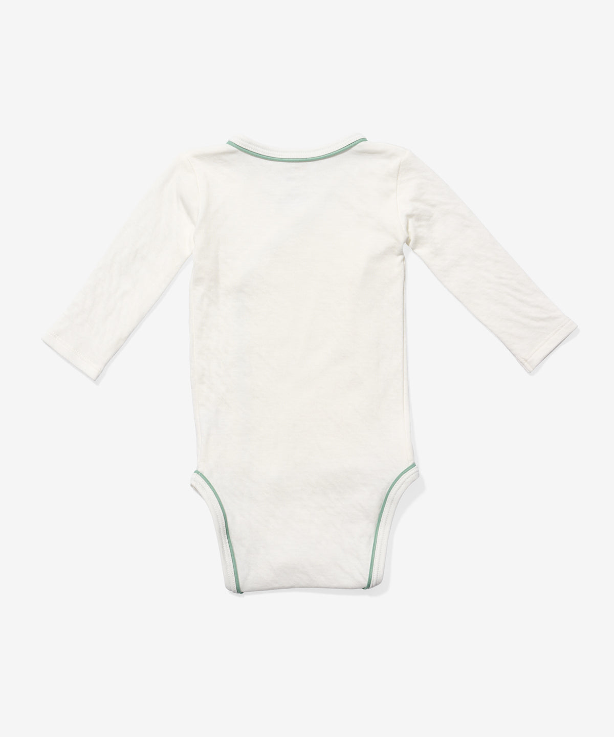 Crossbody One-piece, Seafoam Piping