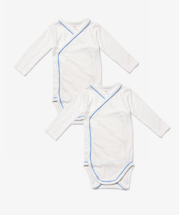 Crossbody One-piece 2 Pack, Blue Piping