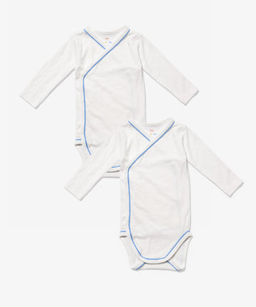 Crossbody One-piece 2 Pack, Blue Piping