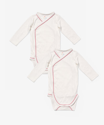 Crossbody One-piece 2 Pack, Rose Piping