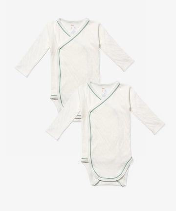 Crossbody One-piece 2 Pack, Seafoam Piping