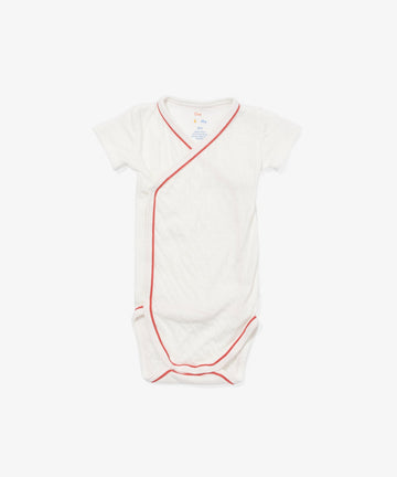 Crossbody Short Sleeve One-piece, Oso Red Piping