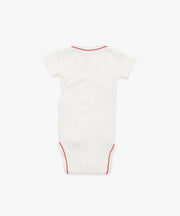 Crossbody Short Sleeve One-piece, Oso Red Piping