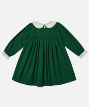 Delphina Dress, Forest Corduroy