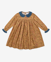 Delphina Dress, Sand Leopard