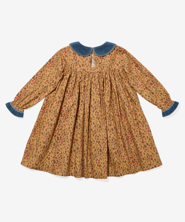 Delphina Dress, Sand Leopard