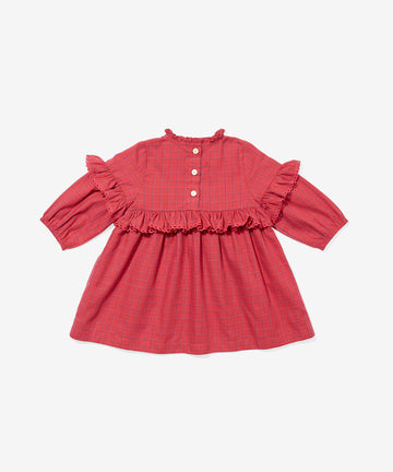 Diane Baby Dress, Holiday Red Plaid