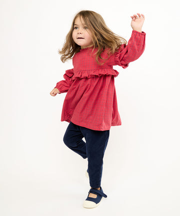 Diane Baby Dress, Holiday Red Plaid