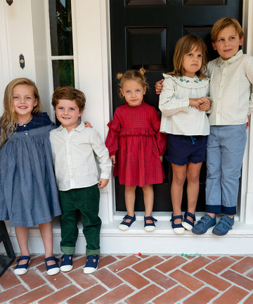 Diane Dress, Holiday Red Plaid