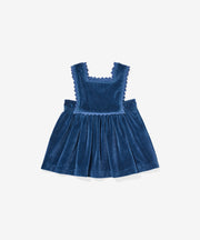 Dorothy Baby Dress, Petrol Velvet