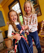 Dorothy Dress, Petrol Velvet