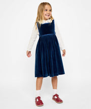 Dorothy Dress, Petrol Velvet