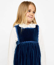 Dorothy Dress, Petrol Velvet