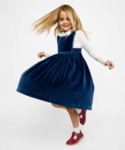 Dorothy Dress, Petrol Velvet