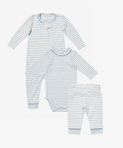 Mini Stripes Bundle, Dusty Blue