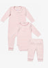Oso & Me Mini Stripes Bundle, Dusty Rose