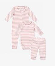 Mini Stripes Bundle, Dusty Rose