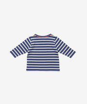 Edward Baby Long Sleeve T, Marine Stripe