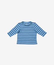 Edward Baby Long Sleeve T, Ocean Stripe