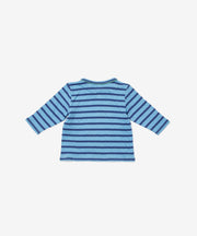 Edward Baby T-Shirt, Ocean Stripe