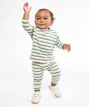 Edward Baby T-Shirt, Pine Stripe