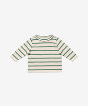 Edward Baby T-Shirt, Pine Stripe