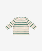 Edward Baby T-Shirt, Pine Stripe