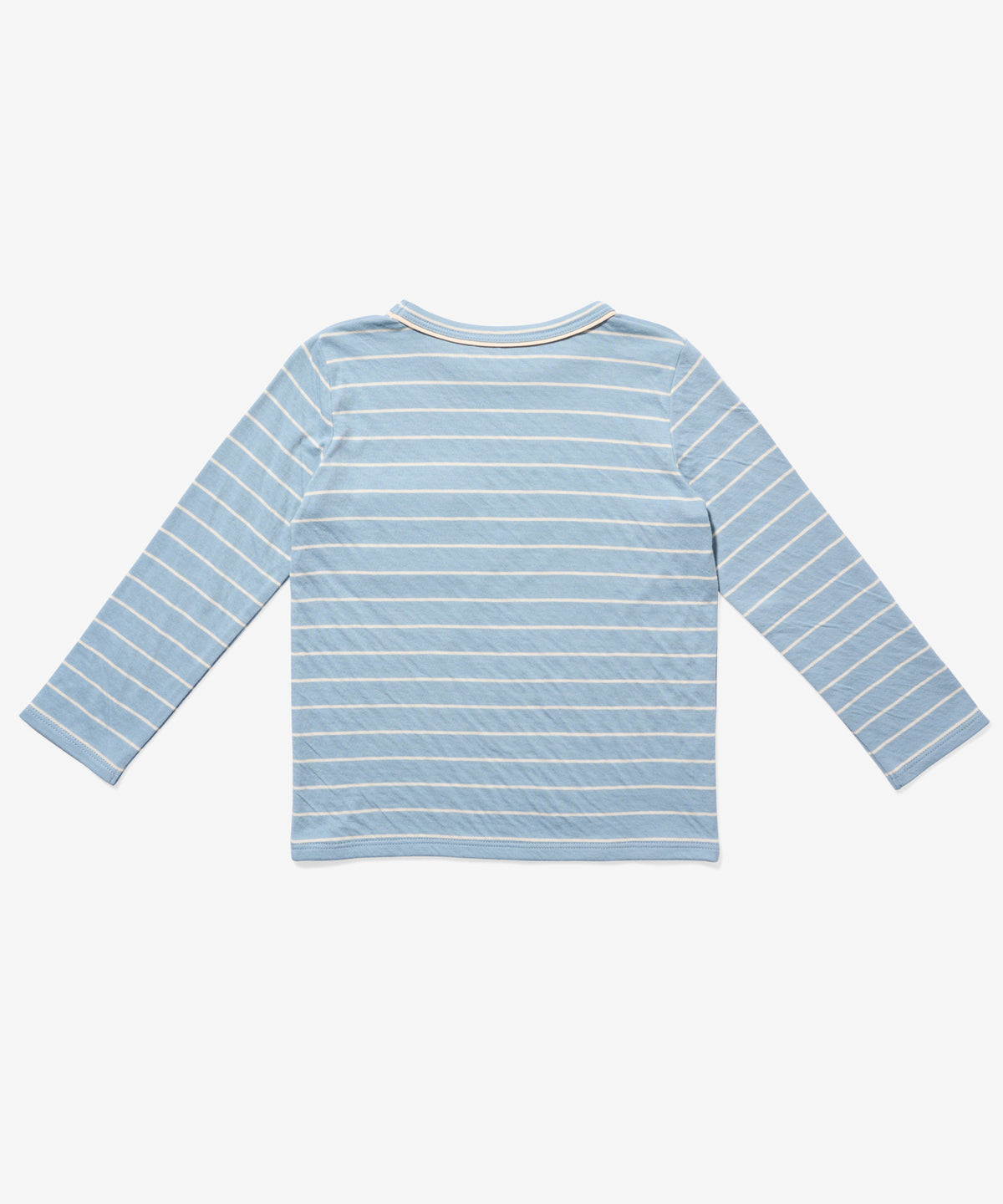 Edward T-Shirt, Dusty Blue Fine Stripe