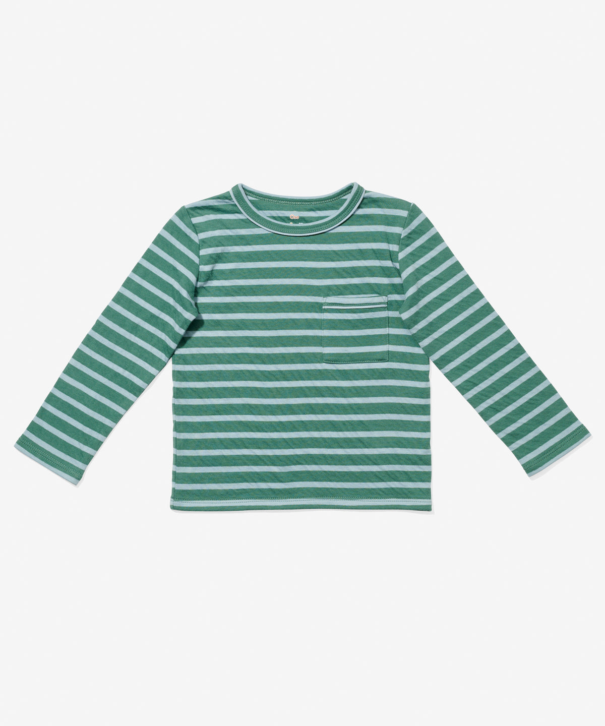 Oso & Me Edward T-Shirt, Forest Stripe