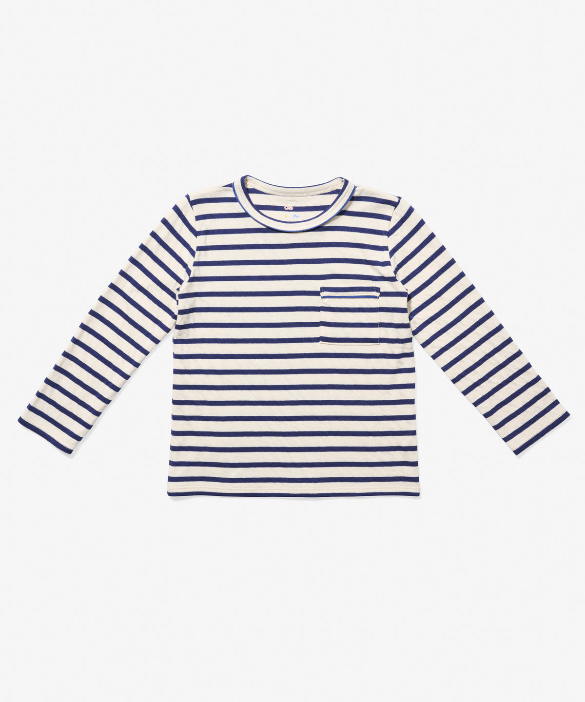Oso & Me Edward T-Shirt, Navy Stripe
