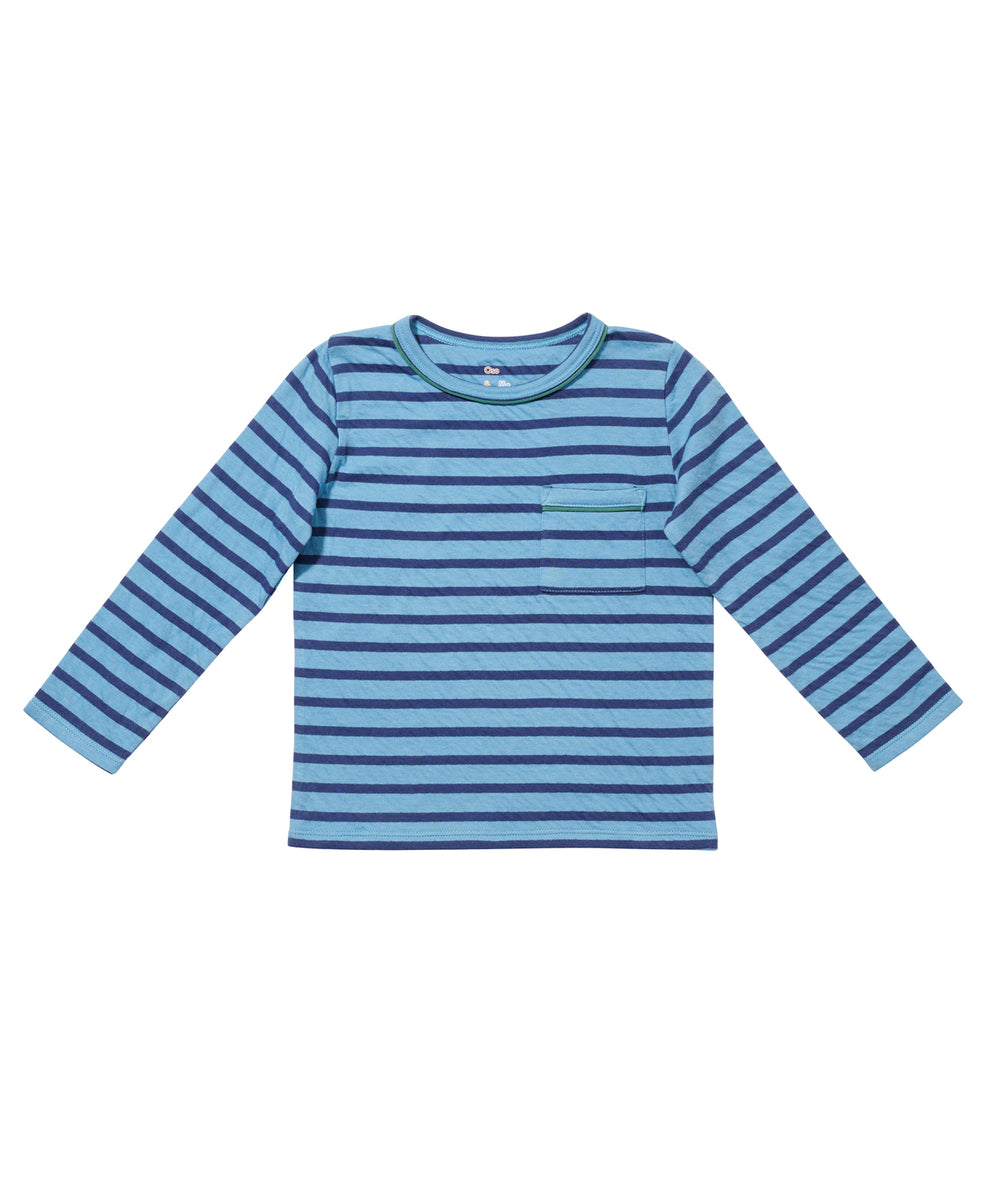 Edward T-Shirt, Ocean Stripe