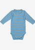 Oso & Me Edward One-piece, Blue Fine Stripe