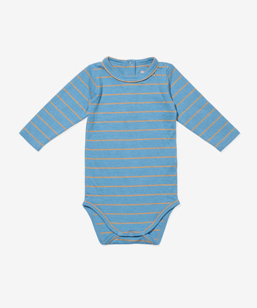 Edward One-piece, Blue Fine Stripe