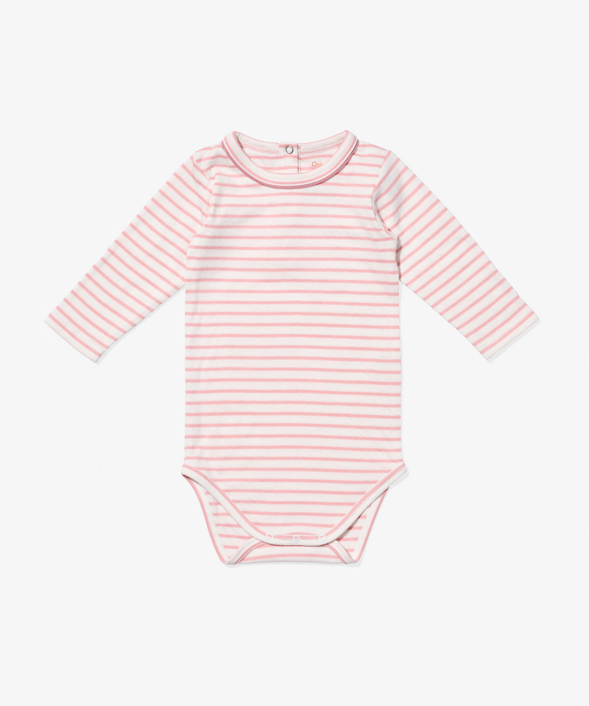 Oso & Me Edward One-piece, Dusty Rose Mini Stripe