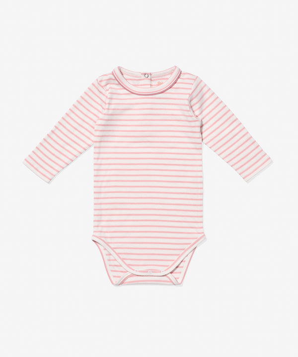 Edward One-piece, Dusty Rose Mini Stripe