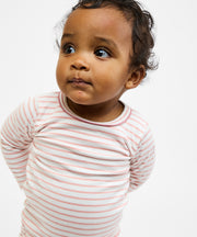 Edward One-piece, Dusty Rose Mini Stripe