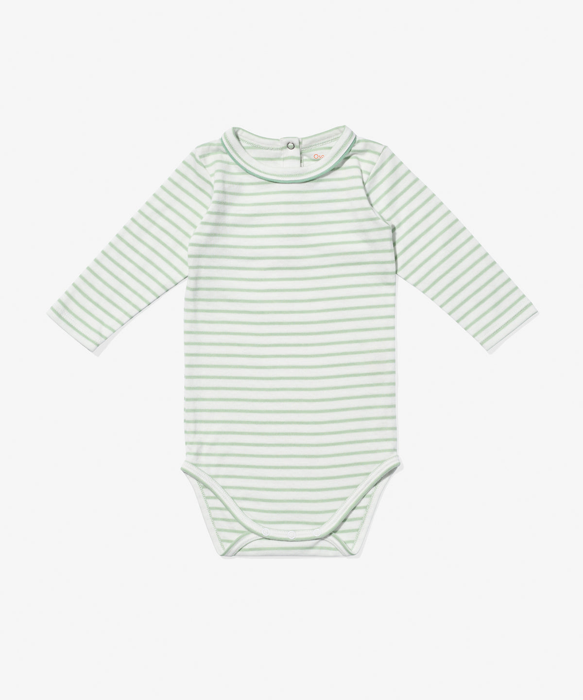 Oso & Me Edward One-piece, Dusty Seafoam Mini Stripe