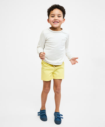 Edward T-Shirt, Cloud Mini Stripe