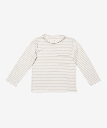 Edward T-Shirt, Cloud Mini Stripe
